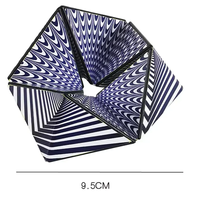3D Variety Geometric Changeable  Magic Cube Anti Stress  Fun  Decompression Thinking Training Hand Flip Puzzle Cube Kids  Toy 6