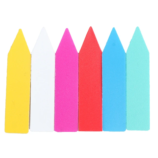 100PCS 5*1cm Garden Plant Labels PVC Plant Tags Nursery Markers Flower Pots Seedling Labels Tray Mark Tools Pot Waterproof Mix 4