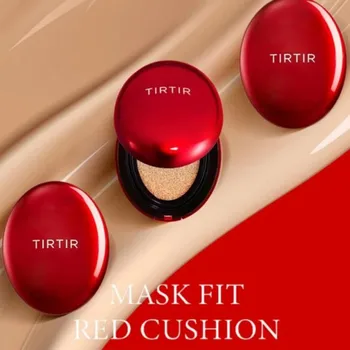 TIRTIR Red cushion foundation TIRTIR Covering Covering Foundation Air Cushion Compact High Coverage Foundation Korean Makeup