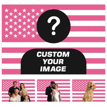 Custom Photo Flag Tapestry 1