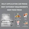 C15 Portable Freezer,12 Volt Car Refrigerator, 16 Quart (15 Liter) Fast Cooling 12V Car Fridge -4℉~68℉, Car Coole 2