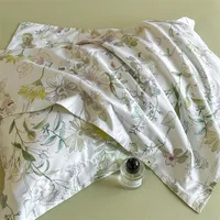 SAPP-Ensembles de literie meublés en coton égyptien, linge de lit coloré, drap, taie d'oreiller, housse de athlon, reine, roi, pleine taille double 5