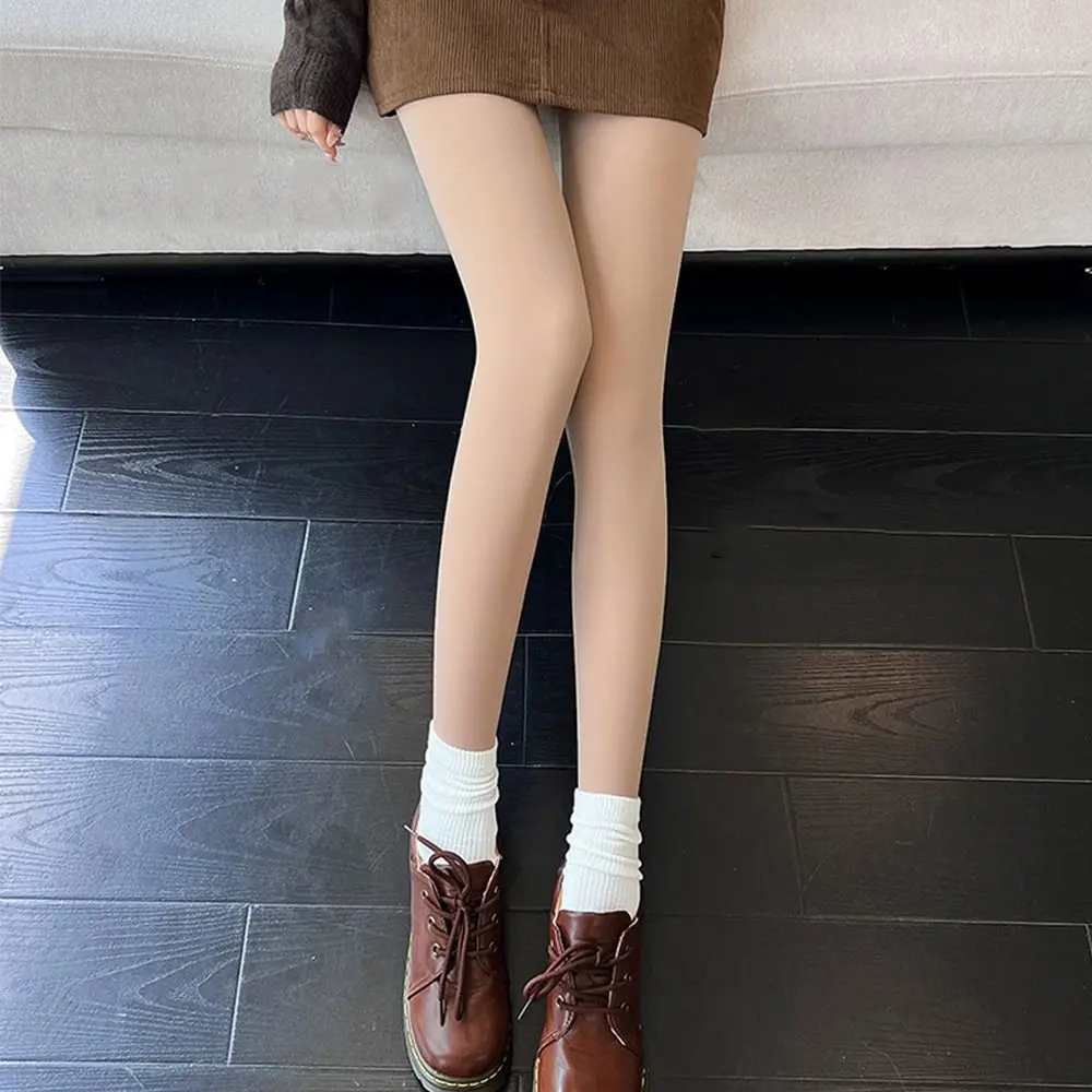 

Tights Tights Nude Thicken Skin Color Nudity High Waist Bare Leg Artifact Women Stockings Thermal Pantyhose Winter Pantyhose