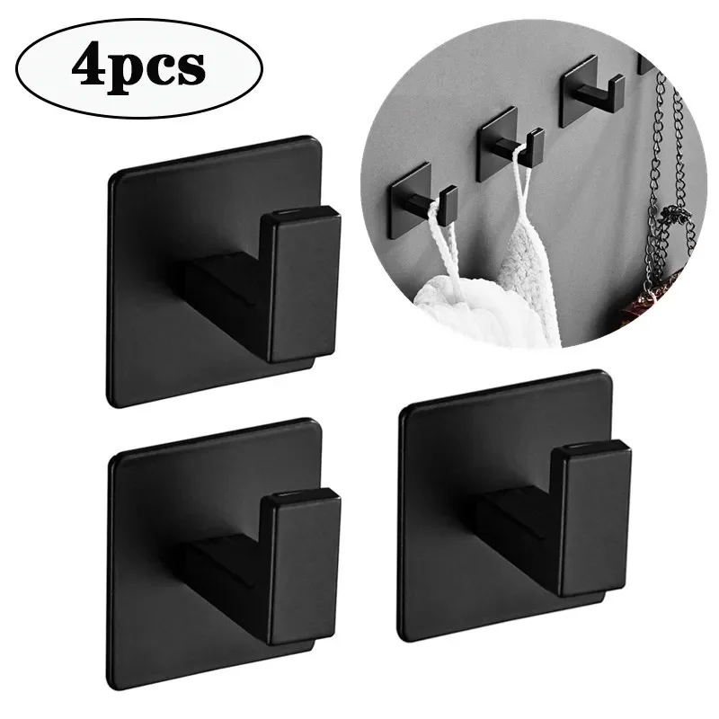 Adhesive Wall Hooks 1/4pcs