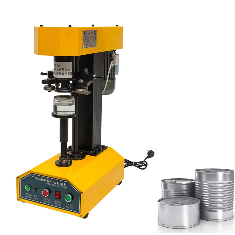 Commercial Can Sealing Machine Stainless Steel Food Canning Seaming