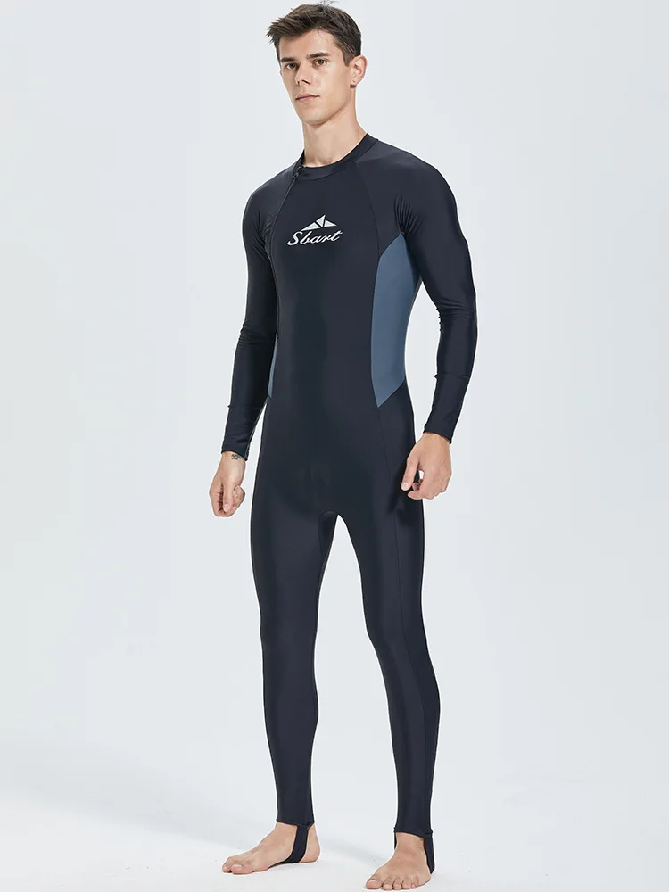 Men Wetsuit Long Sleeve Surf Scuba Swimsuit Full Body Diving Suit UV Sun Protection Water Sport One Piece Lycra Clothing surfing swimsuit