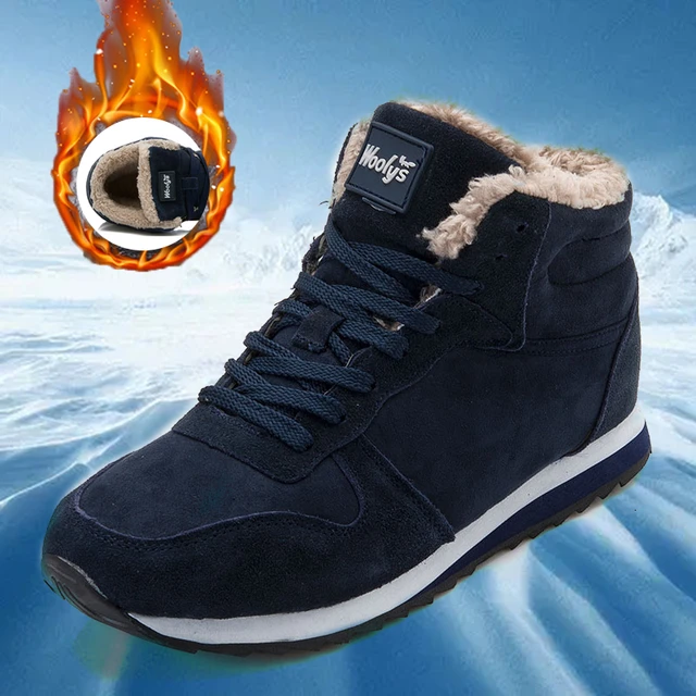 Stivali da neve uomo Army scarpe Casual da uomo peluche Sneakers invernali  da uomo escursionismo stivaletti scarpe da uomo impermeabili scarpe da  lavoro calzature - AliExpress