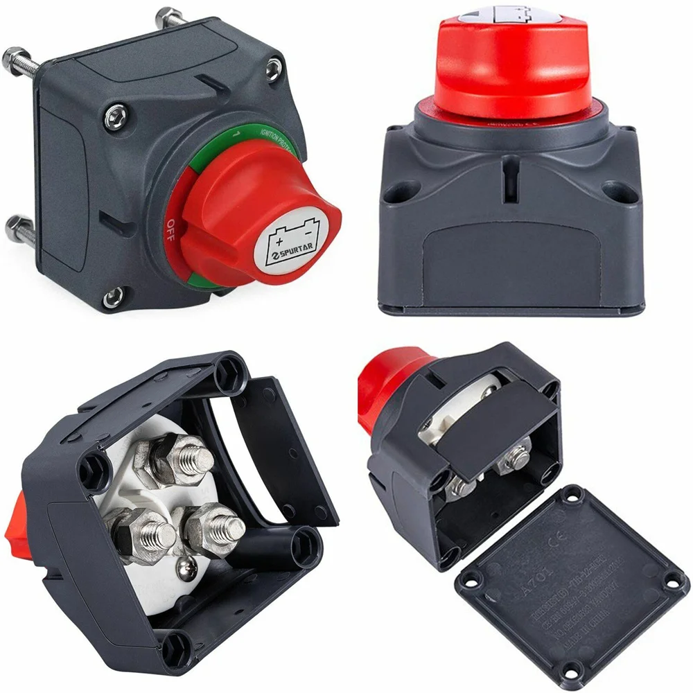 Joli de dรฉconnexion de batterie automatique, interrupteur de masse de batterie pour touristes, interrupteur de coupure ร 3 positions, voiture et