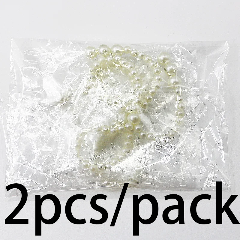 (2 Pcs/Pack) Elegant 11.5*11cm Pearl Bowties for Weddings Parties Proms Homecoming Decorations DIY Handmade Hair Accessories