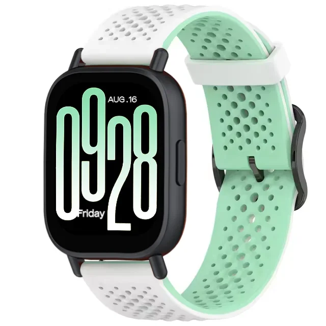 Breathable Sport Silicone Strap - 20mm/22mm, Universal Fit
