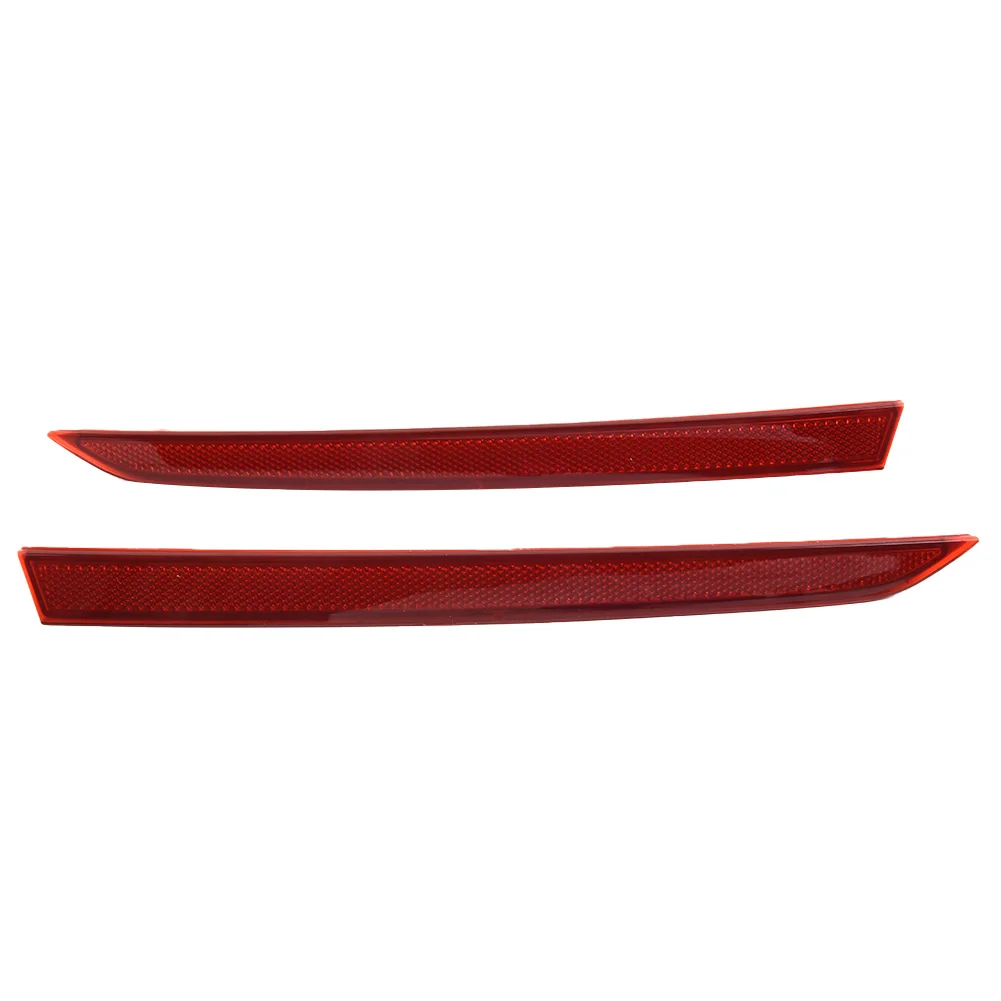 

1pair Rear Right Bumper Reflector Trims Plastic Red For BMW 3 Series F30/F31 M Sport 12-17 Rear Bumper Reflector Lamp