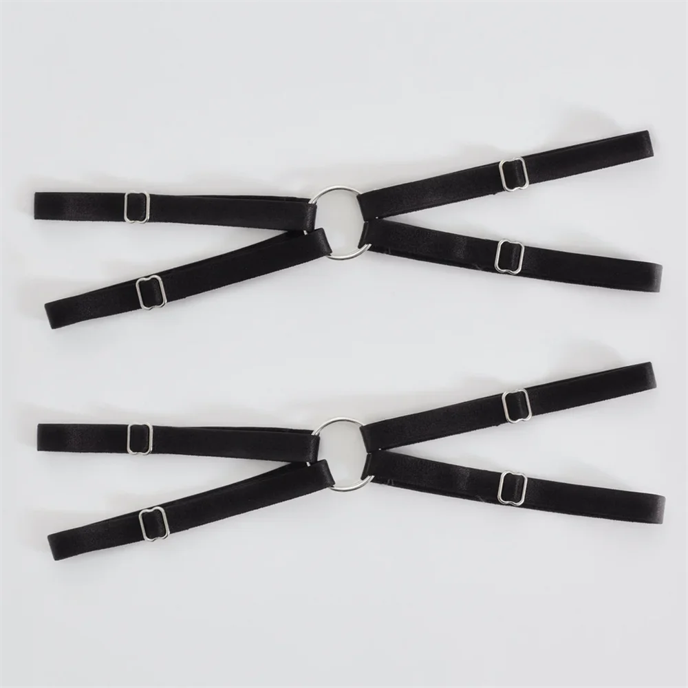 Garter Belt UYEE Salircon Sexy Elasticity Harness Heart Leg Chain Garter Belts Elastic Thigh Ring