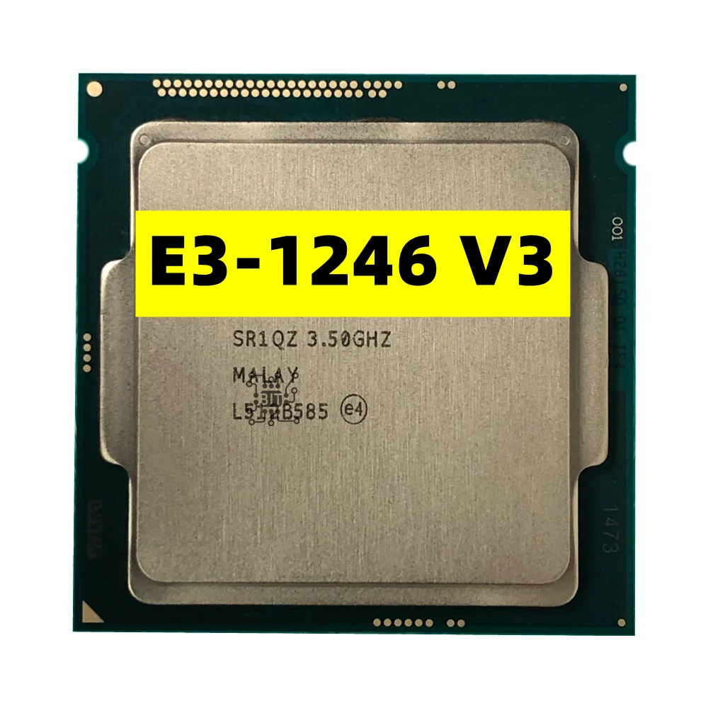 Xeon-processador E31246 v3 3.5 Ghz Quad Core Oito Thread 84w Lga 1150