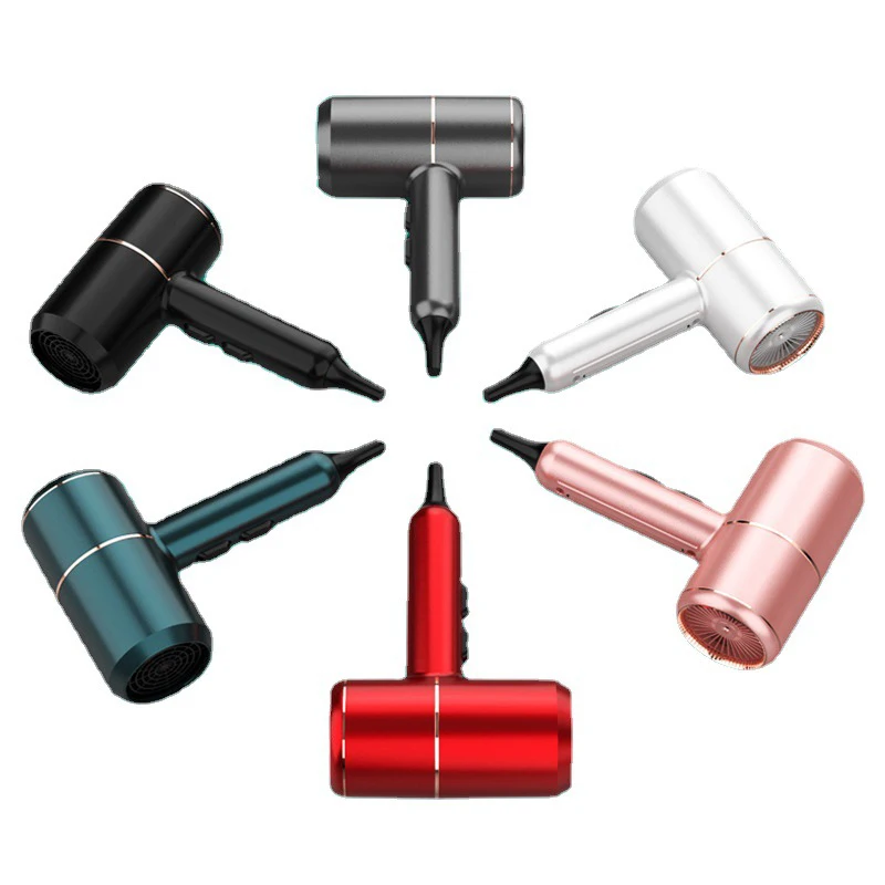 Household Hair Dryer Hot and Cold Wind Hair Dryer Student Dormitory High-Power Blue Light MIni Portable Power HairDryer Blow hot