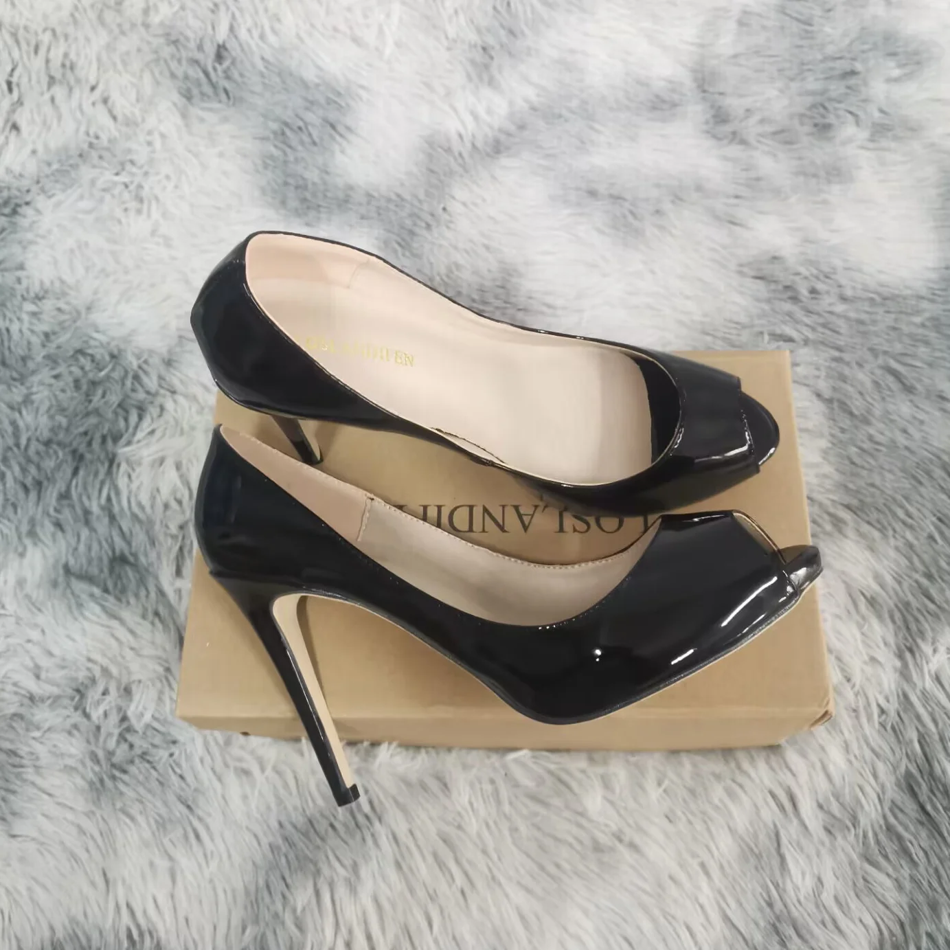 Women Pumps Platform Stilettos Summer 11cm Sexy Open Toe High Heels Sandals Elegant Peep Toes Pumps Wedding Shoes Large Size 43 3
