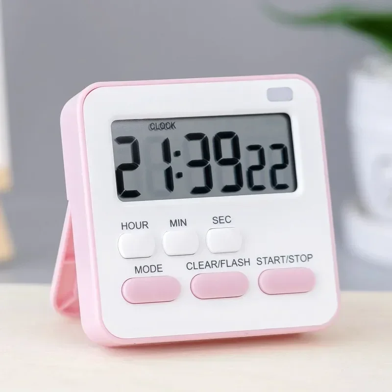 Digital Display Cooking Alarm Clock Kitchen Timer Sleep Stopwatch Clock House 3