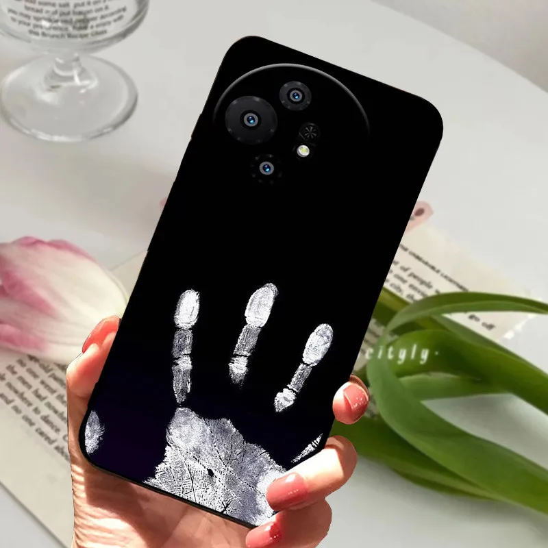 TCL 50 XL Shockproof Soft TPU Silicone Phone Cover - Cartoon Animal Design