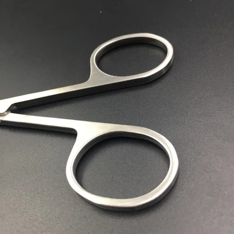 Stainless Steel Eyelash Eyebrow Fine Hair Trimmer Scissor Nail Cuticle Cutter Scissors Curved Pedicure Tweezer Beauty Tools 4