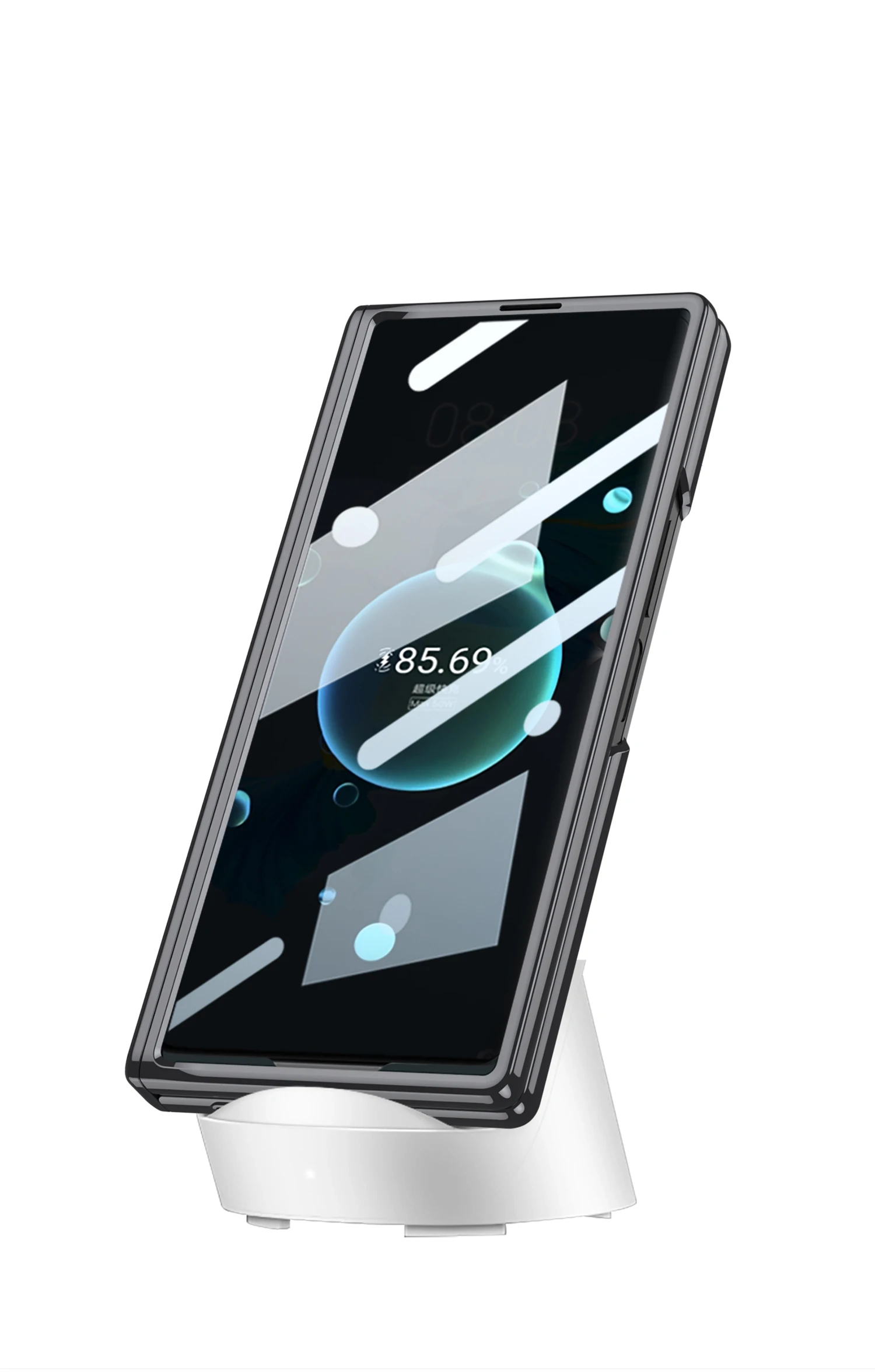 Luxury Plating Hinge Leather Case For Samsung Galaxy Z Fold 6 Magnetic Hinge Bra