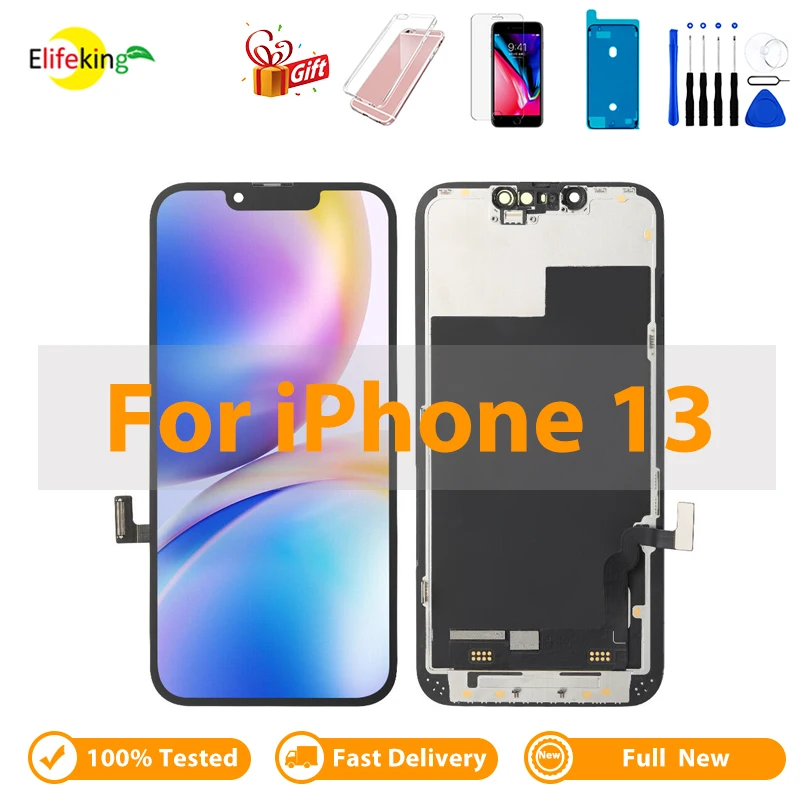 Lcd Oled Per Display Iphone 13 Con Touch Screen 3D Per Iphone 13 Mini A2628 A2481 A2626 A2633 A2482 A2631 Sostituzione Digitalizzatore
