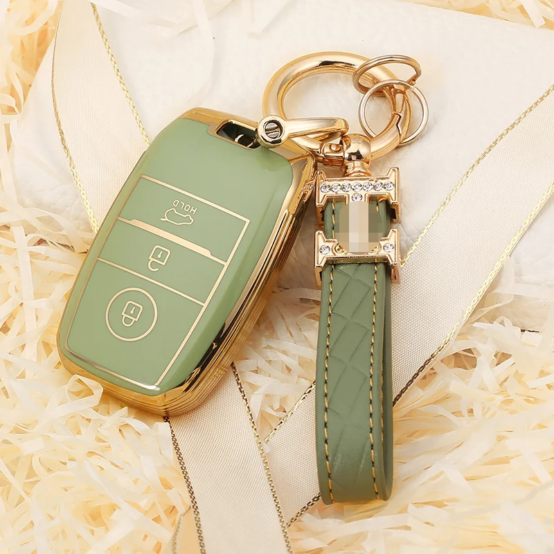 TPU 3 Button Car Remote Key Cover Case Holder Keychain for Kia Optima Sorento Niro Soul Accessories | Автомобили и мотоциклы