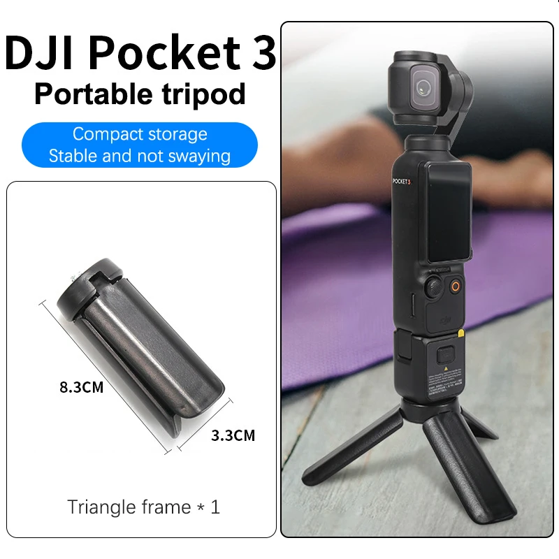 

Mini Tripod Pocket Camera Desktop Stand Holder Selfie Sticks For DJI Osmo Pocket 3 Gimbal Accessories