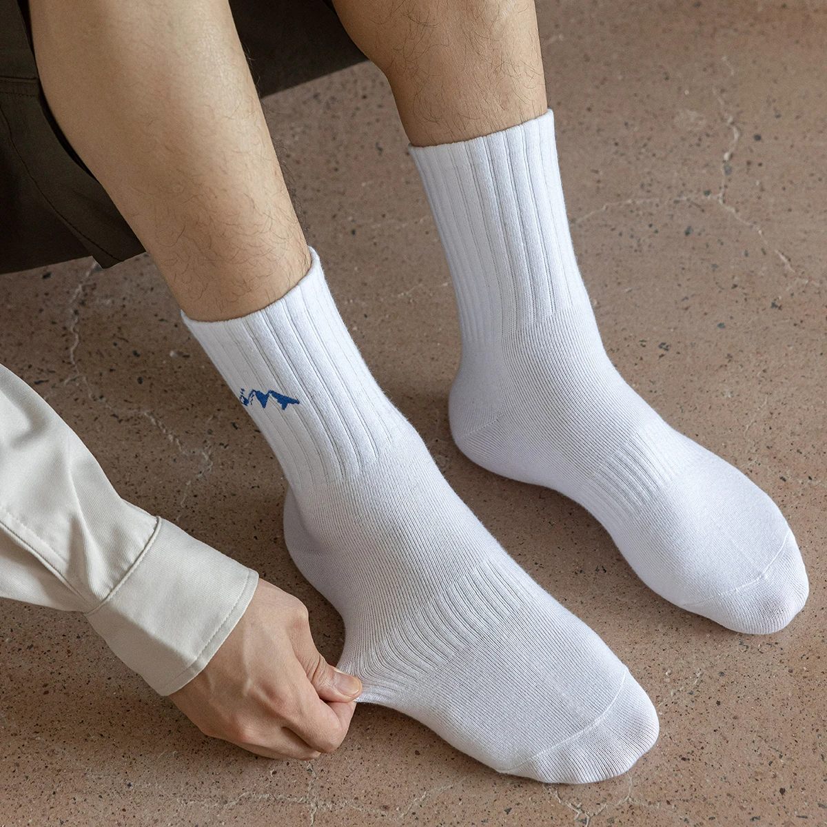 Embroidery Embroidery Tube Socks