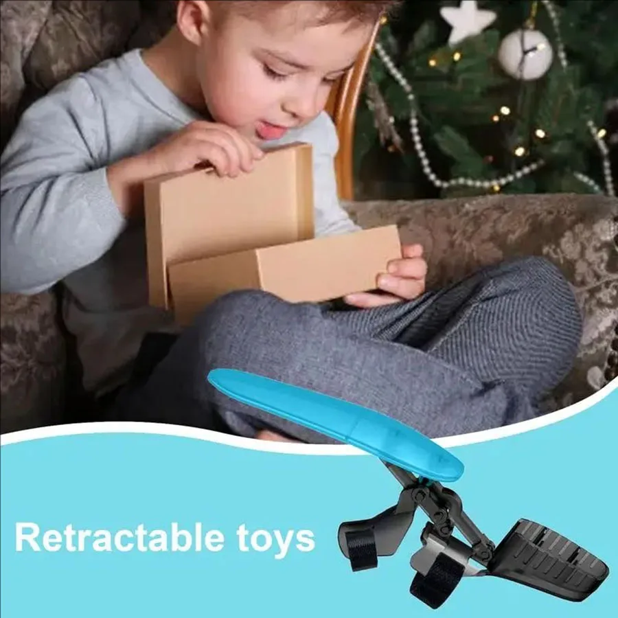 Kids DIY retractable glow-in-the-dark Wolverine claw mechanical claw Creative decompression toys outdoor party boys and girls gi