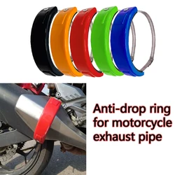 Universal Motorcycle Accessories Fit 100MM-155MM Oval racing hexagonal exhaust can protector cover black