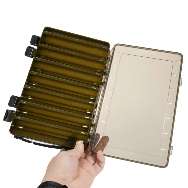 New Bait Box Tool Box Multifunctional Storage Box Road Sub Toolbox Portable Cartridge Buckle Compartment Large Capacity Fishing