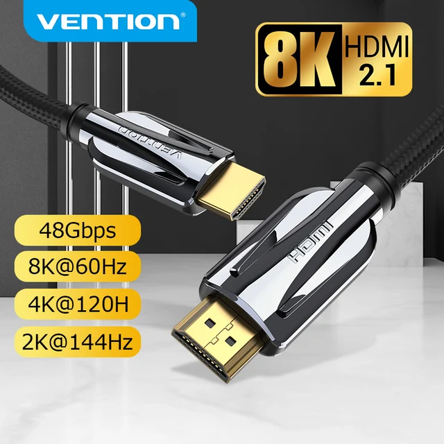 Intervento HDMI 2.1 Cavo 8K/60Hz 4K/120Hz 48Gbps HDMI Cavi HDMI 2.1 Cavo Splitter per HDR10 + PS5 Digitale Interruttore del Cavo HDMI 2.1 1