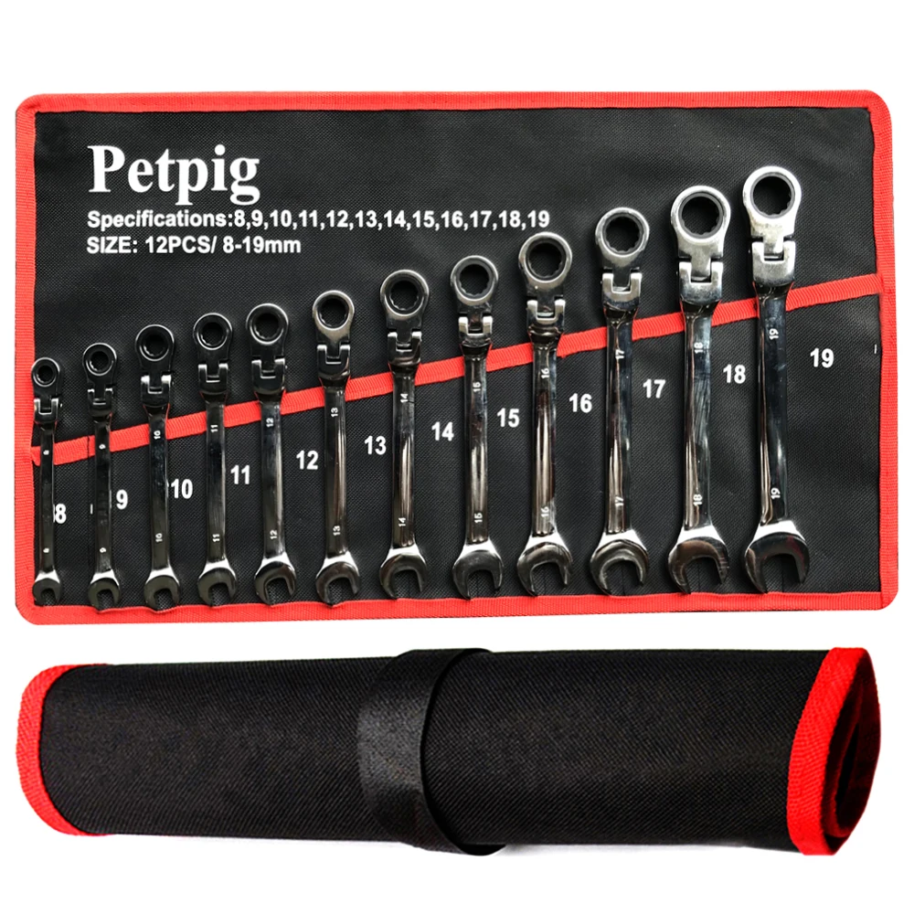 Universal Key Wrench Set,Flexible Ratchet Wrench Spanner ,Car Repair