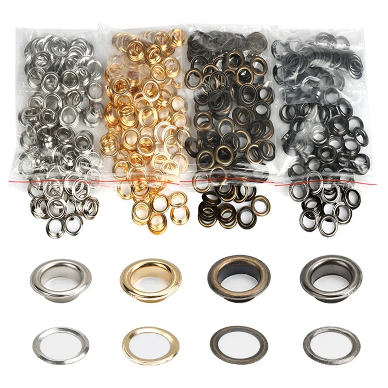 Eyelet Grommet Ring Kit 5mm/10mm Brass With Multifunctional Pliers