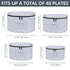 Felt Storage Bag Glass Cup Rack Cooking Plate Soup Spoon Case Dish Fabric Holder Travel Kitchen Accessories Shelf Organizer 6