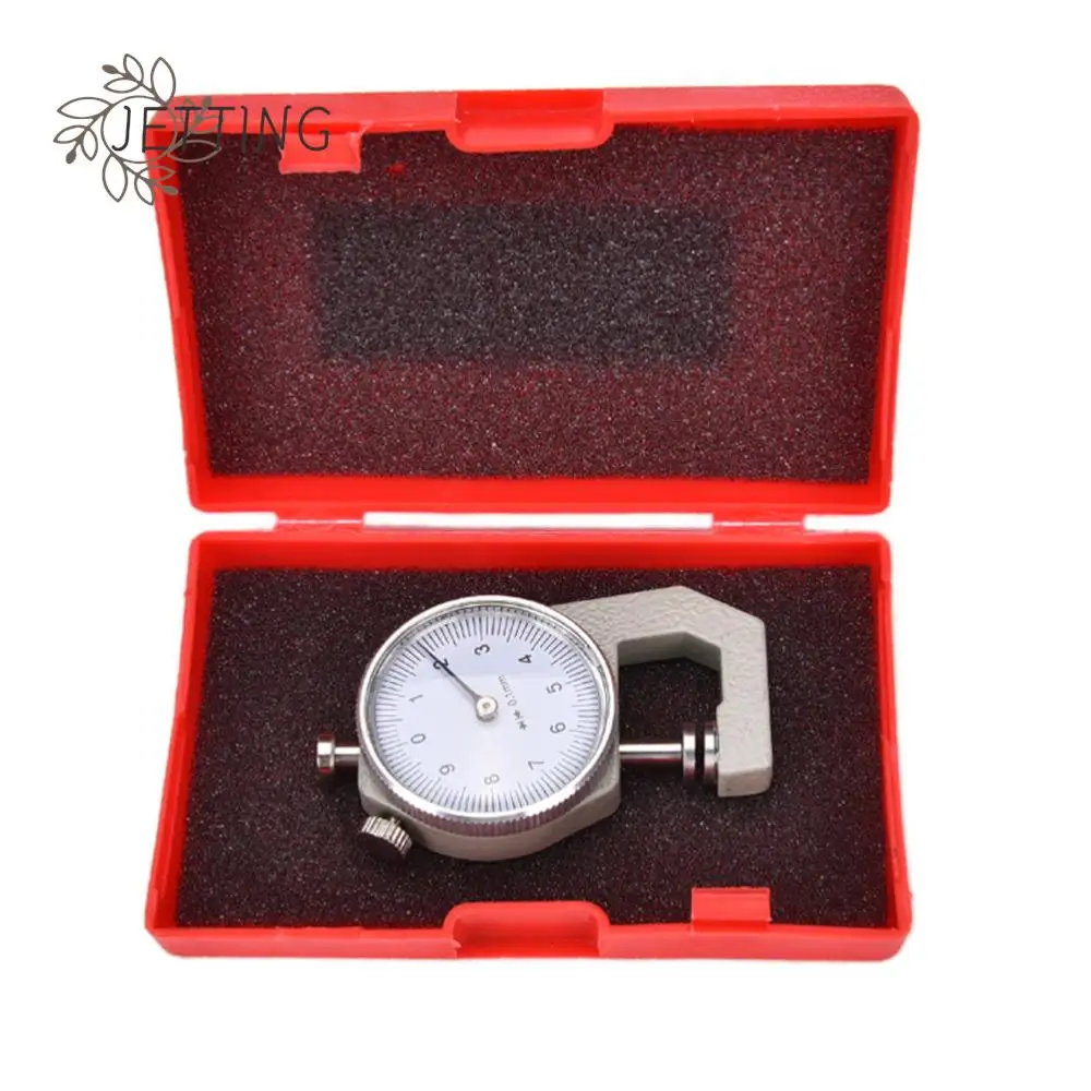 0-10mm Precise Dial Thickness Gauge Leather Paper Thickness Meter Tester for Leather Flim Paper paint coating meter paint thickness gauge thickness gauge
