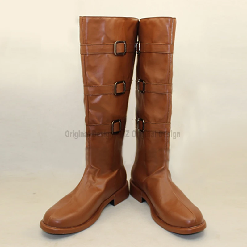 

Luke Skywalker Leather Cosplay Shoes Boots Superhero Halloween Carnival Party Costume Accessories