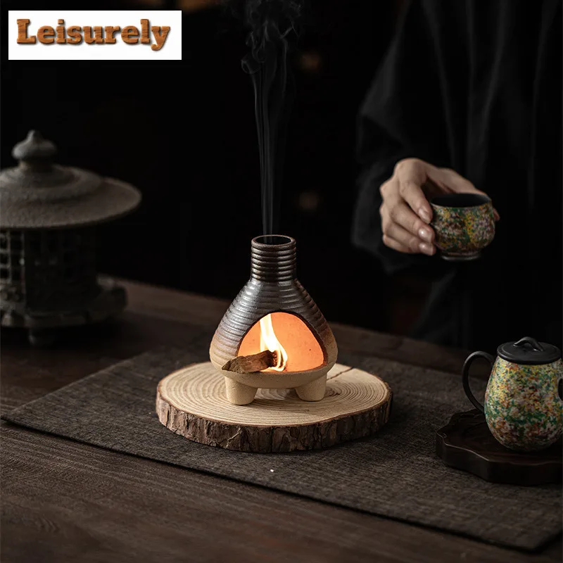 Small Cannon Threaded Incense Holder Mist Smoking Steamers Incense Burners Meditation Smell Distributor Censer Yoga Ornaments