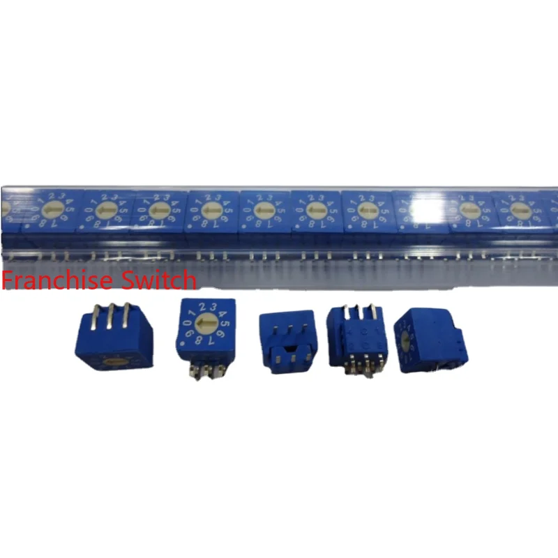 10PCS Encoder ERD1 Encoding Switch Ring Code Digits 0-9 Pin 3:3 Side Adjustment 