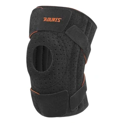 Enhanced Knee Support Brace with Side Stabilizers & Patella Gel Padding (Type B-Black)
