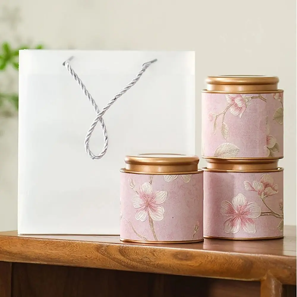 Tinplate Tea Storage Can for Household Use