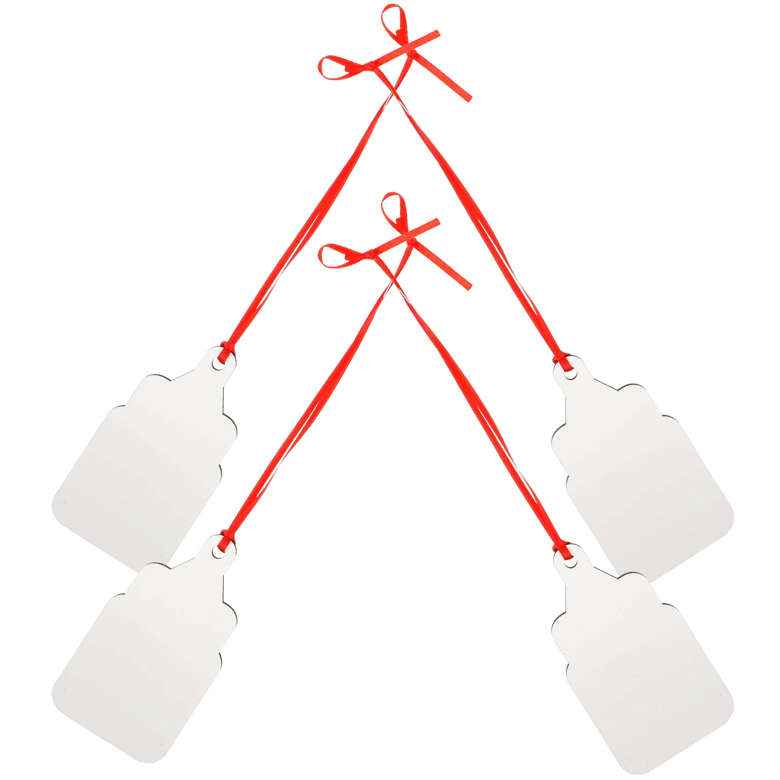 

4Pcs DIY Sublimation Blanks Christmas Sublimation Blanks Sublimation Pendants Xmas Decors