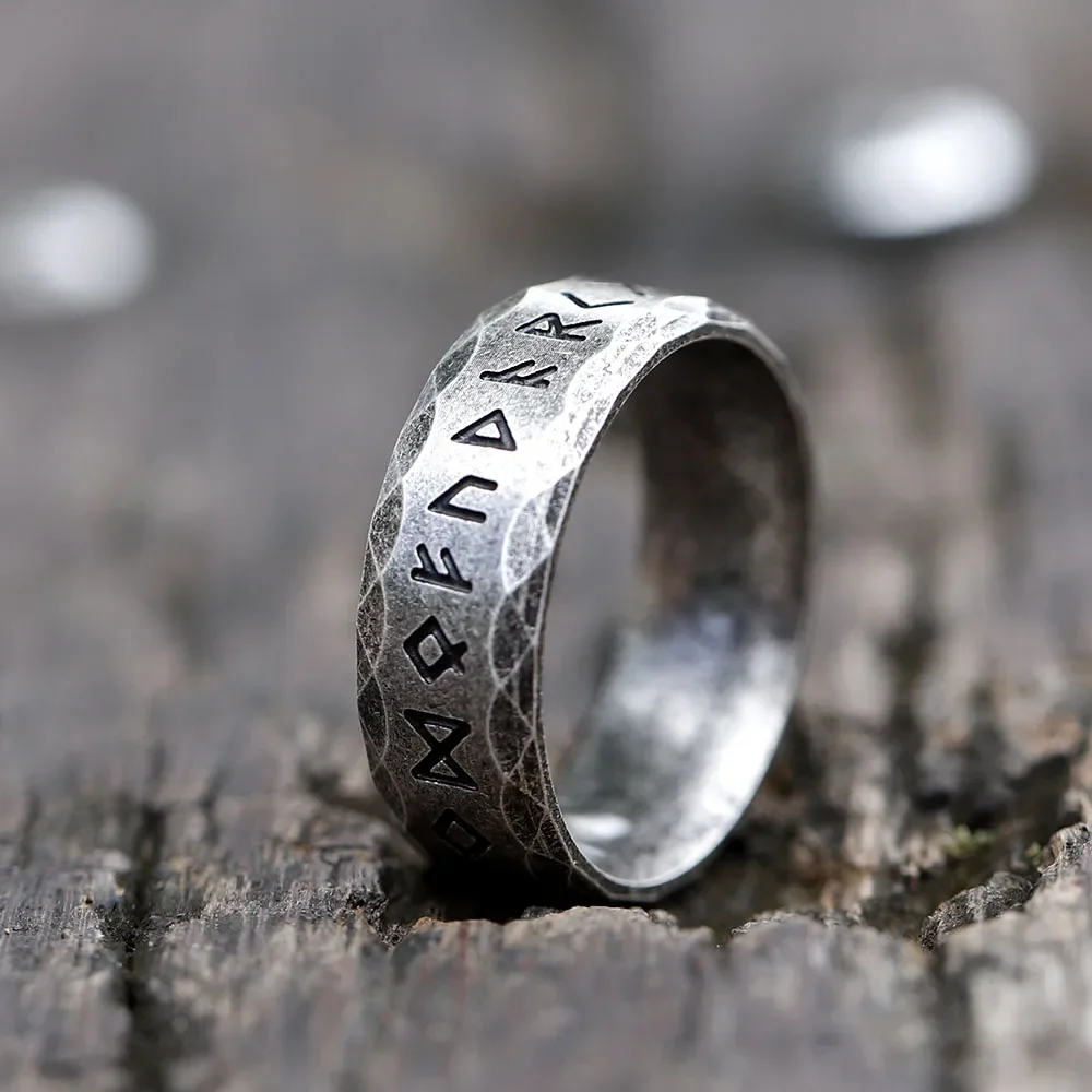 Viking Runes Ring by Tinkers - Image 8