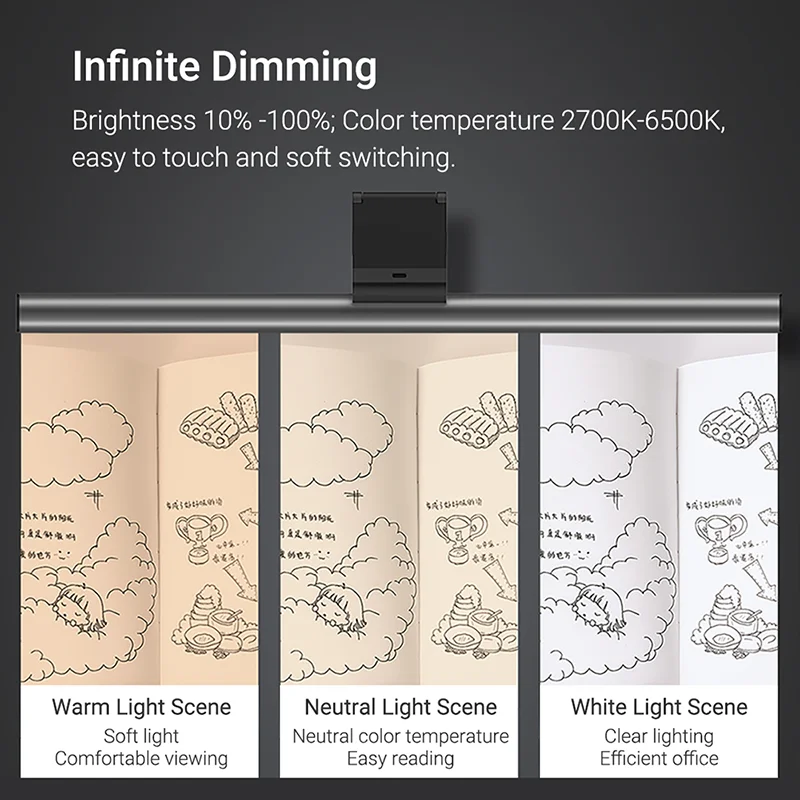 YEELIGHT LED  Ʈ ,  ȣ ǻ å ,   ũ, 繫  ο ̽ 