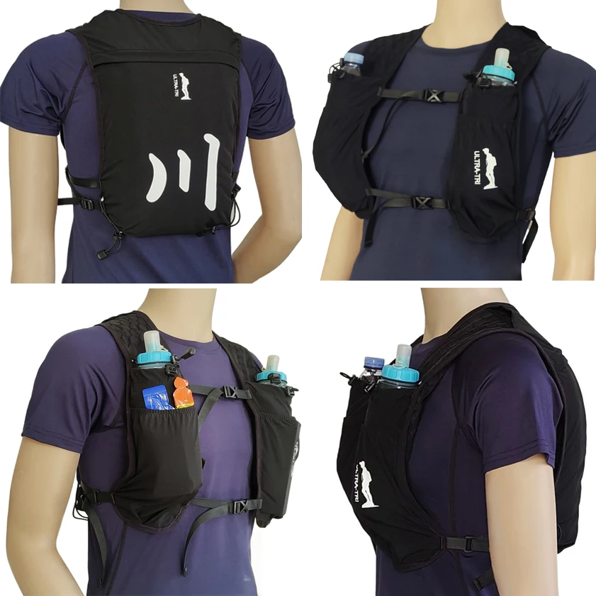 ULTRA-TRI Lightweight Hydration Running Vest Waterproof Trail Running Backpack 6L 3