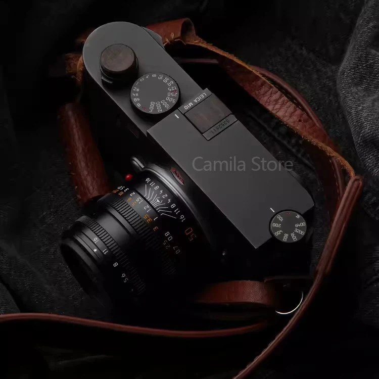 wooden Shutter Release wooden Button and Hot shoe cover for LEICA M10 M10-P M10-R M10M M11 Camera Cold shoe protection