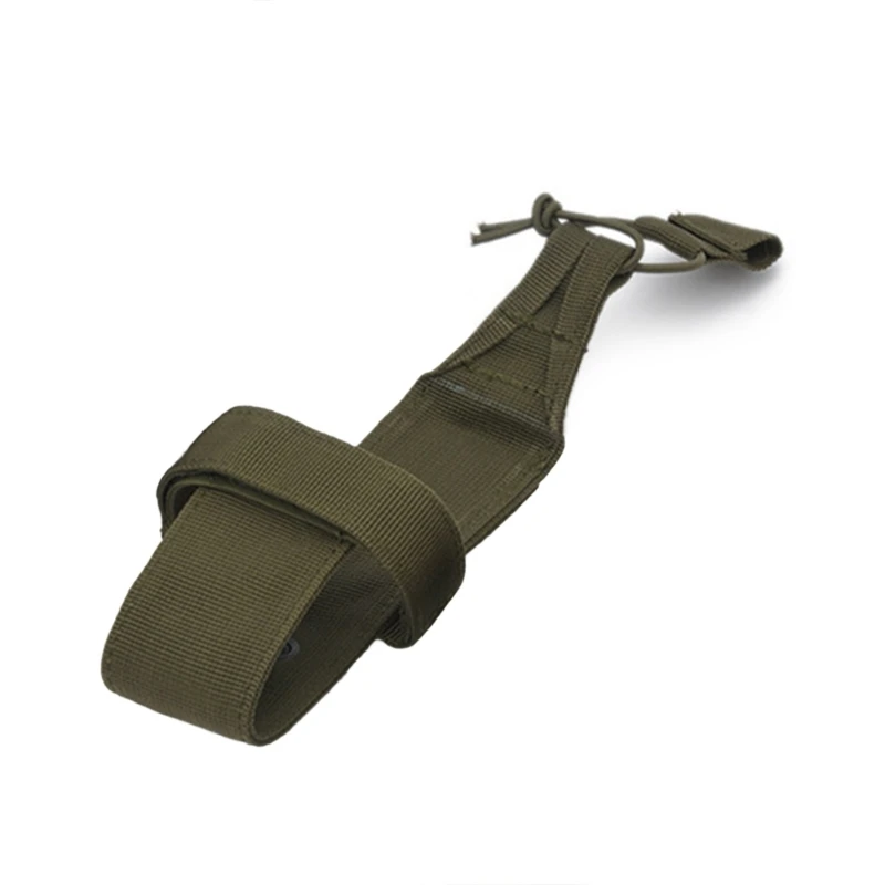 Tactic Water Bottle Pouch Bag Belt Bottle Holder Bag Waterproof Carrier Adjustable Drawstring Webbing
