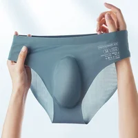 Ice InjSeamless-Culotte ultra-fine pour homme, sous-vêtement respirant et transparent, sexy et à séchage rapide, nouvelle collection été 2