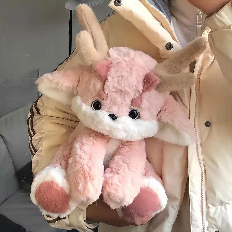 pink dragon plush toy