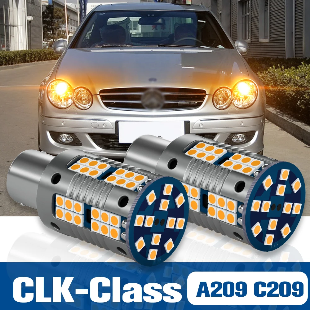

2pcs LED Turn Signal Light Blub Lamp Accessories Canbus For Mercedes Benz CLK Class A209 C209 2003 2004 2005 2006 2007 2008 2009