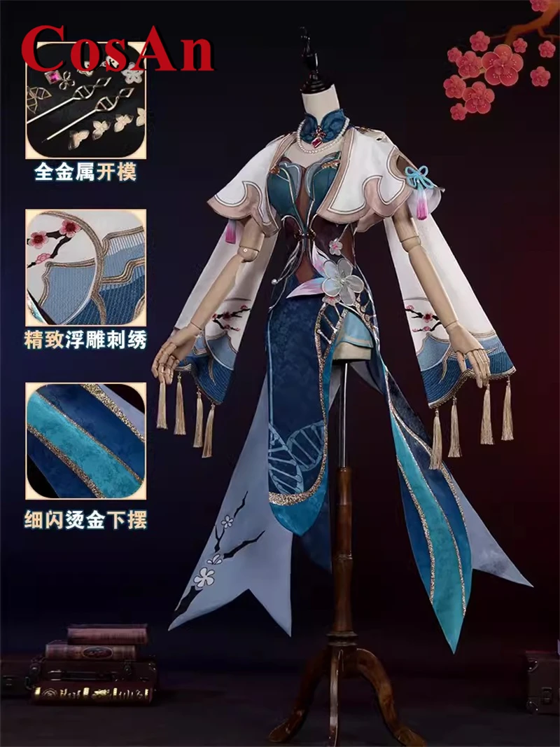 

Косплей-костюм для игры Honkai: Звездный рейс Руан Мэй, новая одежда, вечерние Одежда для ролевых игр аниме